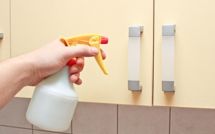 Not disinfecting all handles in your house