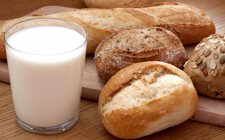 Milk and bread mask