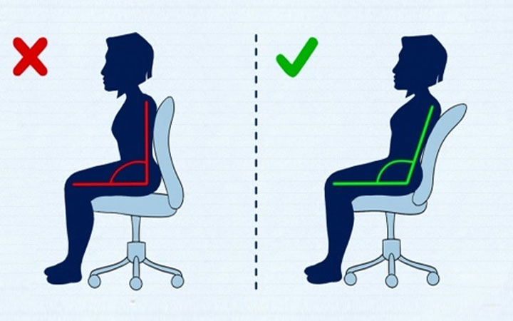 Not Maintaining A Correct Posture