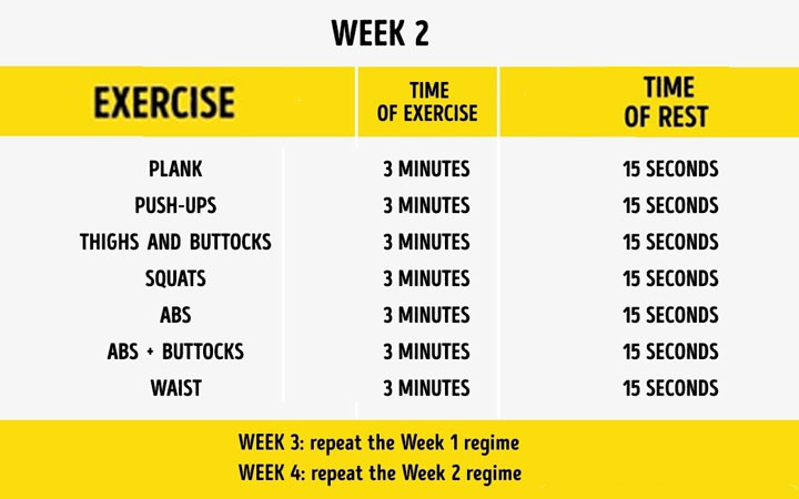 The Exercise Schedule